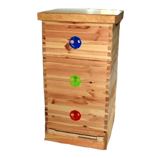 Úl 39x24 se 3 nástavky - cinkovaný