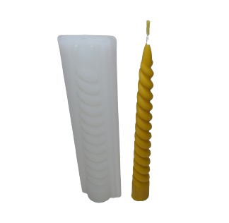 Forma na svíčky kroucená 200x40mm