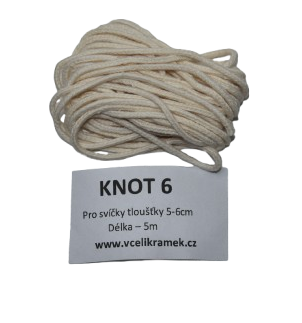 Knoty pro výrobu svíček ⌀ 5-6cm - 6