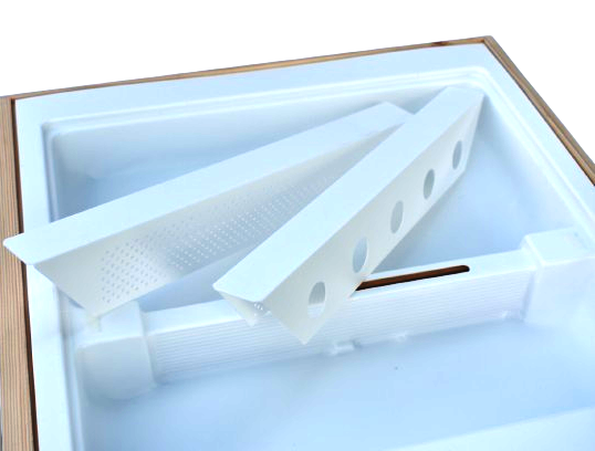 Stropní krmítko k palubkovému úlu - 2cm - KOMPLET