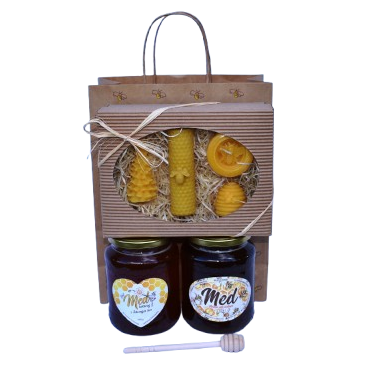 Dárková taška s včelími produkty