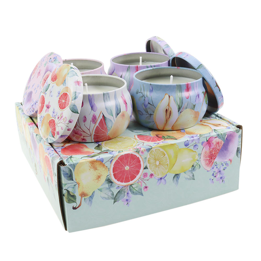 Luxusní sada svíček s vůní čerstvého ovoce