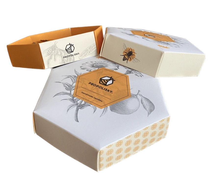Propolisky Bonbóny s propolisem dárková kazeta - 20 ks - 70 g