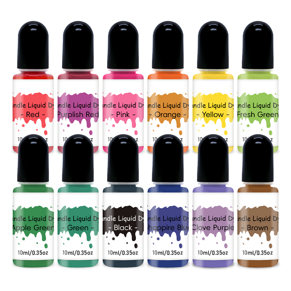 Tekuté barvy pro kreativní svíčky