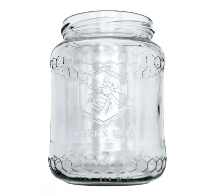 Sklenice na MED 770 ml – paleta 1456 ks – pro 1 kg medu