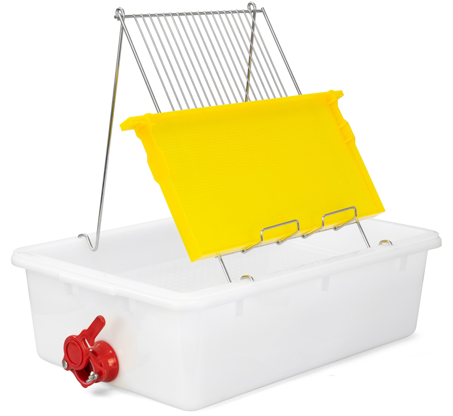 Vanička na odvíčkování plástů - Nerez/Plast