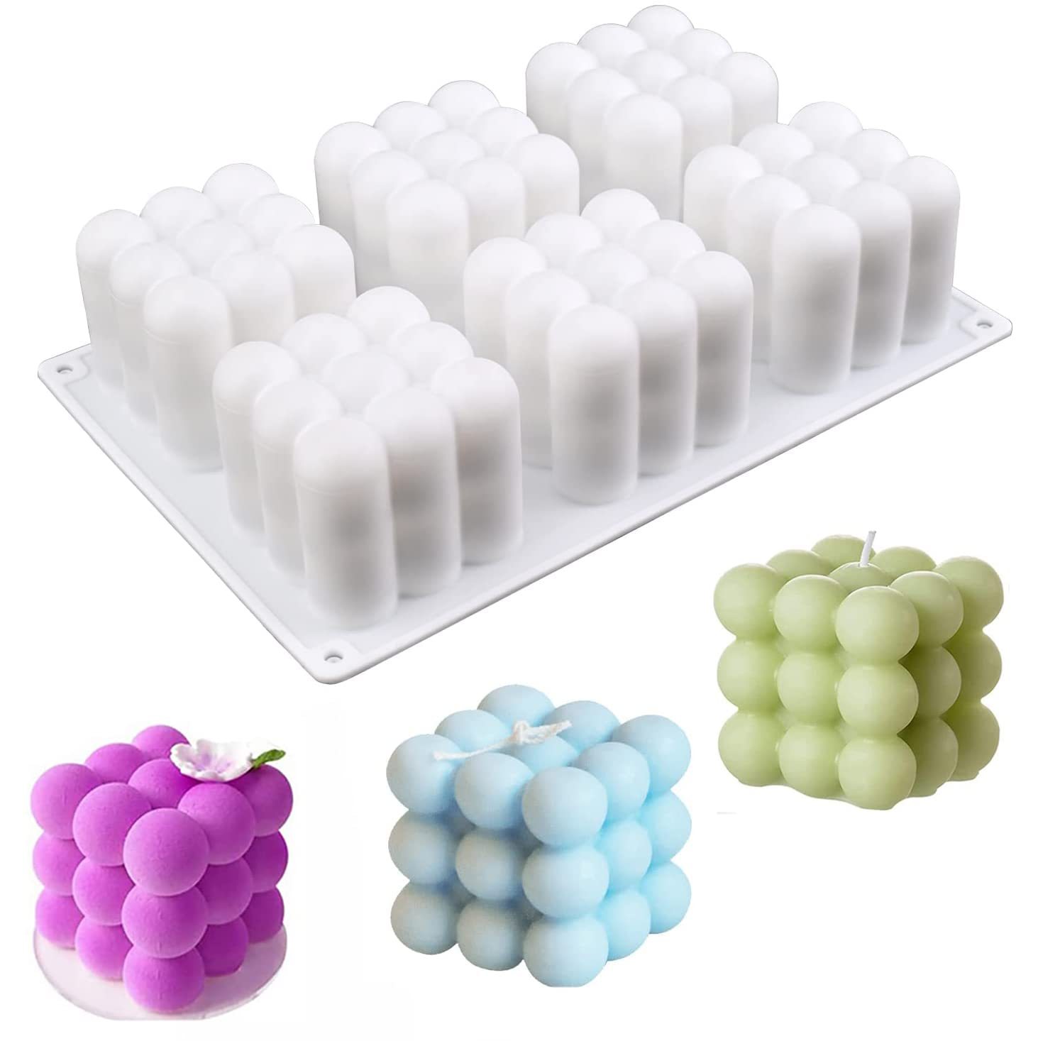 Silikonová forma Bubble Cube 6 ks