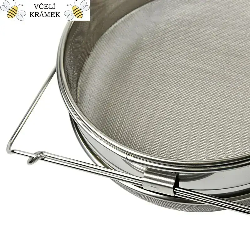 Nerezový cedník dvojitý na med - 24cm