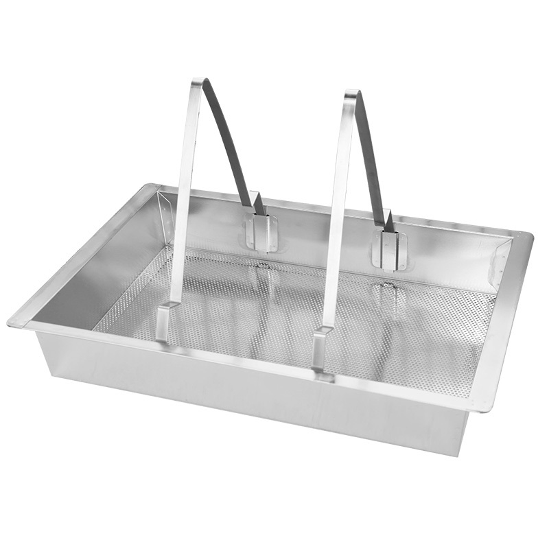 Odvíčkovací box dvouplástový - Nerez