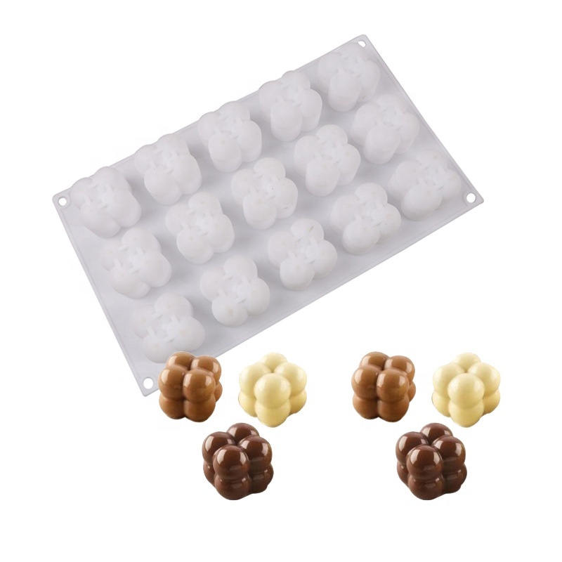 Silikonová forma Mini Bubble Cube – 15 ks