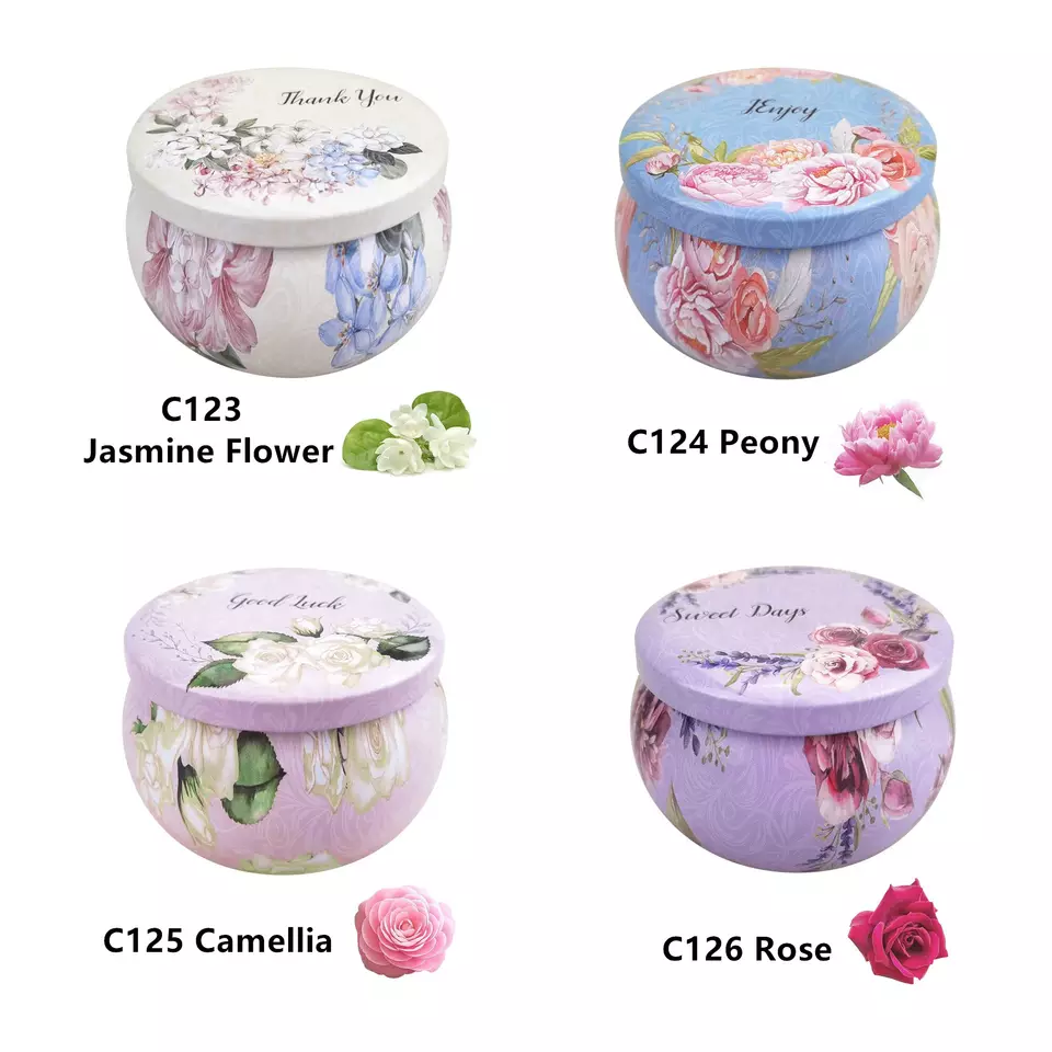 Luxusní sada svíček s vůní čerstvých květin