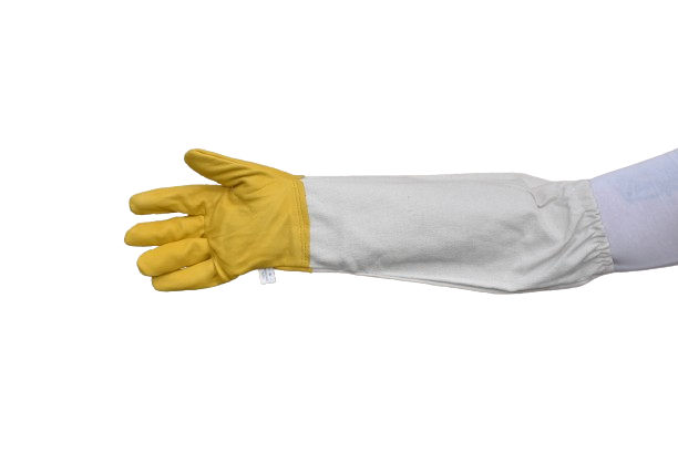 Včelařské rukavice - Plátno/Ovčí kůže