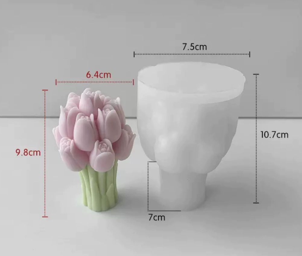Silikonová forma Svazek tulipánů