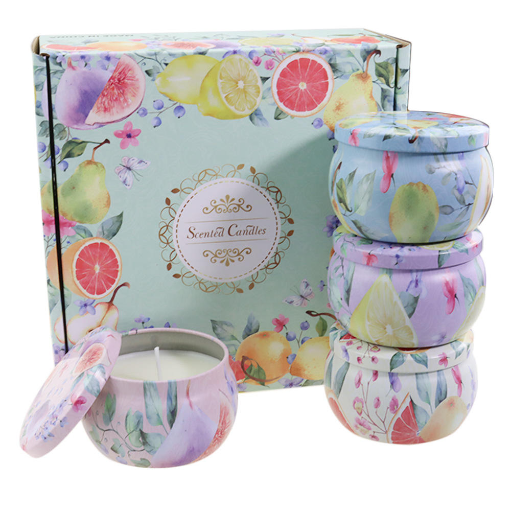 Luxusní sada svíček s vůní čerstvého ovoce