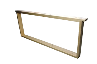 Rámek 39x17cm sbitý s výpletem a mezerníky