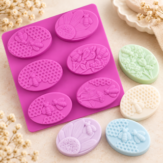 Silikonová forma Honey Bee – 6 motivů