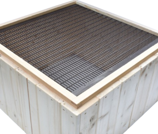 Mateří mřížka litá 420x420mm