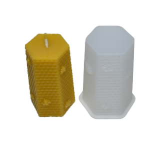 Forma na svíčky s včelím motivem 80x55mm