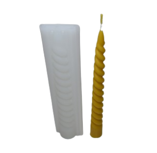 Forma na svíčky kroucená 200x40mm