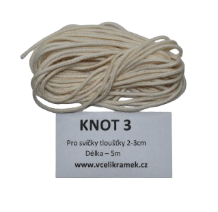 Knoty pro výrobu svíček ⌀ 2-3cm - 3