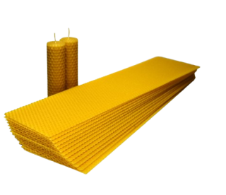 Voskové pláty na výrobu svíček 40x10cm