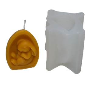 Forma na svíčky - Velikonoční zajíček 2