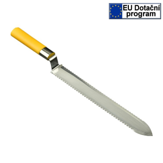 Odvíčkovací nůž - Nerez/Plast - Zubatý