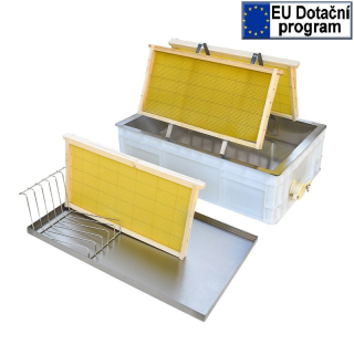 Odvíčkovací box dvouplástový - Nerez