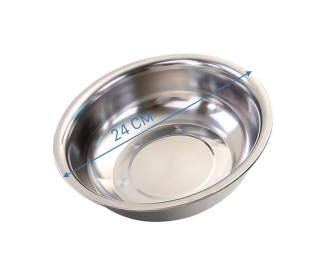 Nerezová miska 24 cm – 2,4 L