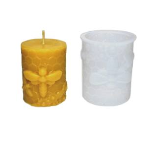 Forma na svíčky s včelím motivem 55x65mm