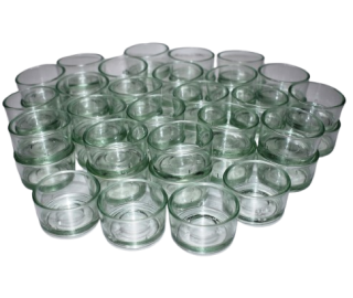 Pohárek na čajovou svíčku - Výhodné balení 48ks