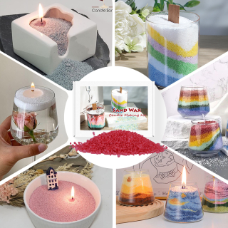 DIY sada – Pískový vosk na svíčky - 12 barev