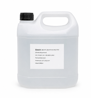 Glycerin 99,5% - 3L/3,75Kg. E422 Potravinářský-Výhodné balení