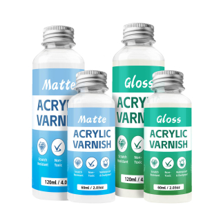 Ochranný lak na dekorace – lesklý / matný, 120 ml